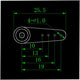 KSA002M Servo Arm KSA002M Servo Arm