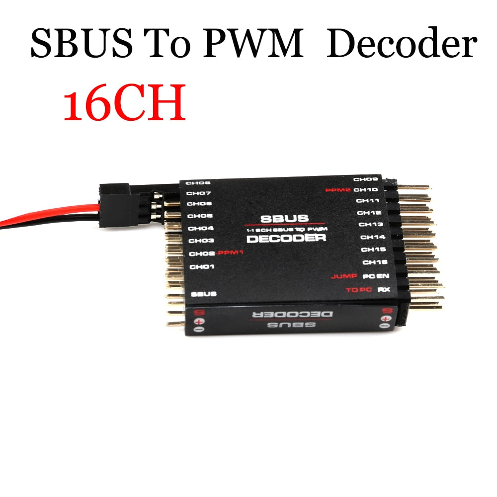 SBUS To PWM/PPM Decoder 16 Channel Converter Receiver Signal Transvert ...
