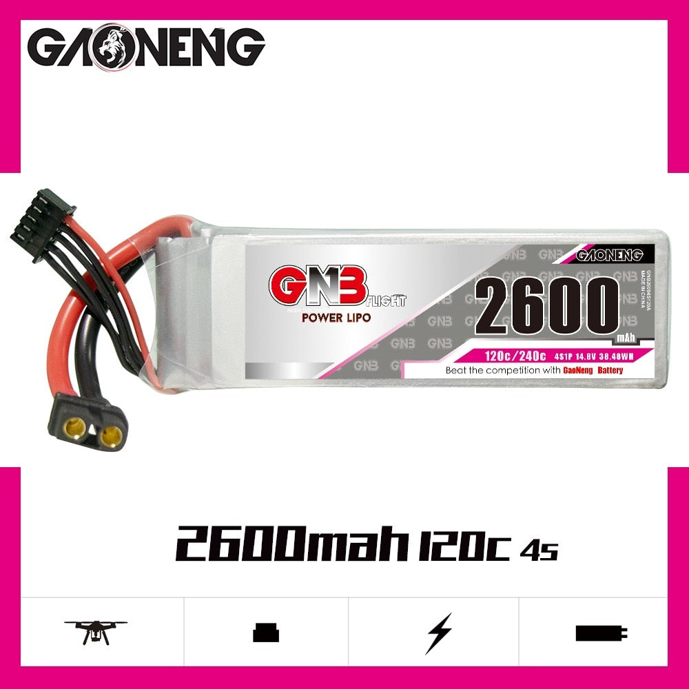 |14:29#2600mAh 120C 4S-XT60|14:366#2600mAh 120C 6S-XT60