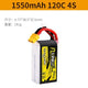 1550mAh 120C 4S